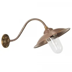 Casa Padrino Jugendstil Hofleuchte 35 x 58 x H. 35 cm - Bronze - Nostalgische Wetterfeste Außenleuchte