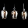 Casa Padrino Jugendstil Kristall Deckenleuchte Nickel 70 x H 100 cm - Elegante Deckenlampe