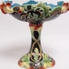 Casa Padrino Jugendstil Pflanzentopf Mehrfarbig H. 36 cm - Dekorativer Blumentopf im Jugendstil