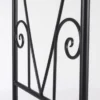 Casa Padrino Jugendstil Rosenbogen Schwarz H. 210 cm - Garten Deko Accessoires