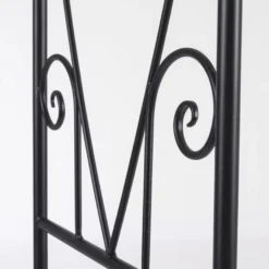 Casa Padrino Jugendstil Rosenbogen Schwarz H. 210 cm - Garten Deko Accessoires
