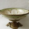 Casa Padrino Jugendstil Schale / Obstschale Mehrfarbig H. 41 cm - Barock & Jugendstil Deko Accessoires