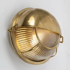 Casa Padrino Jugendstil Schiffslampe 20 x 11 x H. 18 cm - Verschiedene Farben - Nostalgische Wetterfeste Außenleuchte