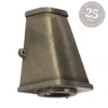 Casa Padrino Jugendstil Schiffslampe 10 x 10 x H. 14 cm - Bronze - Nostalgische Wetterfeste Außenleuchte