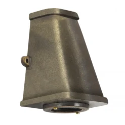 Casa Padrino Jugendstil Schiffslampe 10 x 10 x H. 14 cm - Bronze - Nostalgische Wetterfeste Außenleuchte