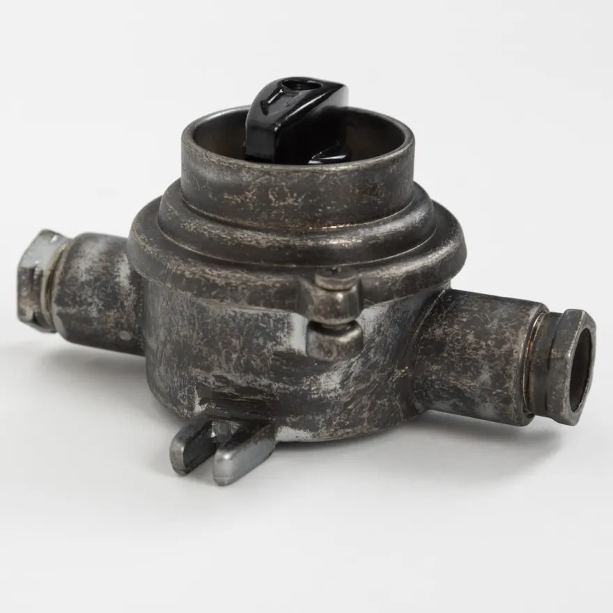 Casa Padrino Jugendstil Schiffslampe 10 x 8 x H. 13 cm - Grau - Nostalgische Wetterfeste Außenleuchte