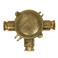 Casa Padrino Jugendstil Schiffslampe 13 x 4 x H. 11 cm - Kupfer - Nostalgische Wetterfeste Außenleuchte