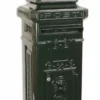 Casa Padrino Jugendstil Stand Briefkasten Dunkelgrün - Englischer Antik Stil Briefkasten Postkasten - Nostalgie