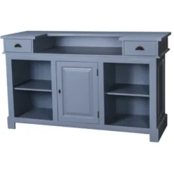 Casa Padrino Jugendstil Theken Schrank 180 cm Theke Ladentheke Landhaus Stil Ladeneinrichtung - alle Farben