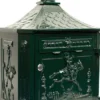 Casa Padrino Jugendstil Wandbriefkasten 41 x 20 x H. 50 cm - Verschiedene Farben - Wetterfester Briefkasten
