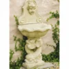Casa Padrino Jugendstil Wandbrunnen Beige H. 125 cm - Barock & Jugendstil Garten Deko