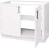 Casa Padrino Küchenschrank im Landhausstil mit 2 Türen, 110 x 58 x 85 cm