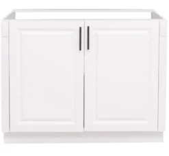 Casa Padrino Küchenschrank im Landhausstil mit 2 Türen, 110 x 58 x 85 cm