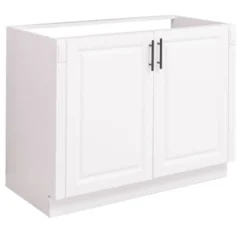 Casa Padrino Küchenschrank im Landhausstil mit 2 Türen, 110 x 58 x 85 cm