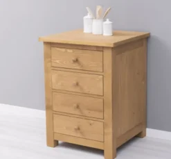 Casa Padrino Küchenschrank im Landhausstil mit 4 Schubladen, 67 x 65 x 90 cm