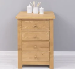 Casa Padrino Küchenschrank im Landhausstil mit 4 Schubladen, 67 x 65 x 90 cm