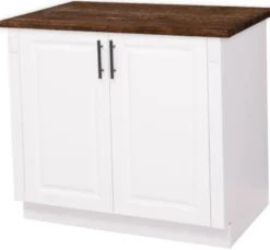 Casa Padrino Küchenschrank im Landhausstil mit 2 Türen, 94 x 60 x 89 cm