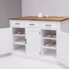 Casa Padrino Küchenschrank im Landhausstil, 160 x 110 x 110 cm