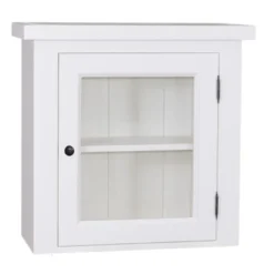 Casa Padrino Küchenschrank im Landhausstil mit 1 Glastür, 67 x 31 x 65 cm