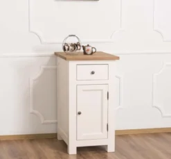 Casa Padrino Küchenschrank im Landhausstil mit 1 Tür und 1 Schublade, 50 x 65 x 90 cm