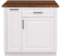Casa Padrino Küchenschrank im Landhausstil mit 1 Tür und 1 Schublade, 94 x 60 x 89 cm