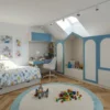 Casa Padrino Kinderzimmerschrank im Landhausstil, 540 x 60 x 210 cm