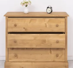 Casa Padrino Kommode im Landhausstil mit 3 Schubladen, 110 x 50 x 90 cm