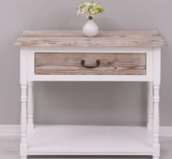 Casa Padrino Konsole im Landhausstil mit 1 Schublade, 96 x 45 x 76 cm