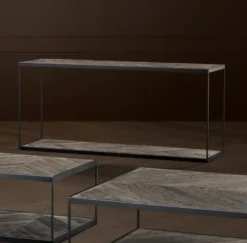 Casa Padrino Konsolentisch 160 x 45 x H. 72 cm - Luxus Wohnzimmermöbel