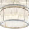 Casa Padrino Kronleuchter Silber 55 x H. 59 cm - Luxus Kollektion