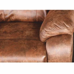 Casa Padrino Kunstleder 2er Kinosessel Antik Braun 188 cm - Wohnzimmer Möbel