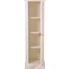 Casa Padrino Landhausstil Aktenschrank Weiß 50 x 40 x H. 166 cm - Landhausstil Möbel