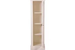 Casa Padrino Landhausstil Aktenschrank Weiß 50 x 40 x H. 166 cm - Landhausstil Möbel