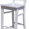 Casa Padrino Landhausstil Barstuhl 47 x 47 x H. 107 cm - Verschiedene Farben - Landhausstil Shabby Chic Möbel