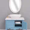 Casa Padrino Landhausstil Badezimmer Set Hellblau / Hellgrau - Landhausstil Badezimmer Möbel