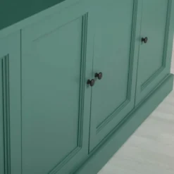Casa Padrino Landhausstil Bücherschrank Grün 254 cm - Landhausstil Möbel