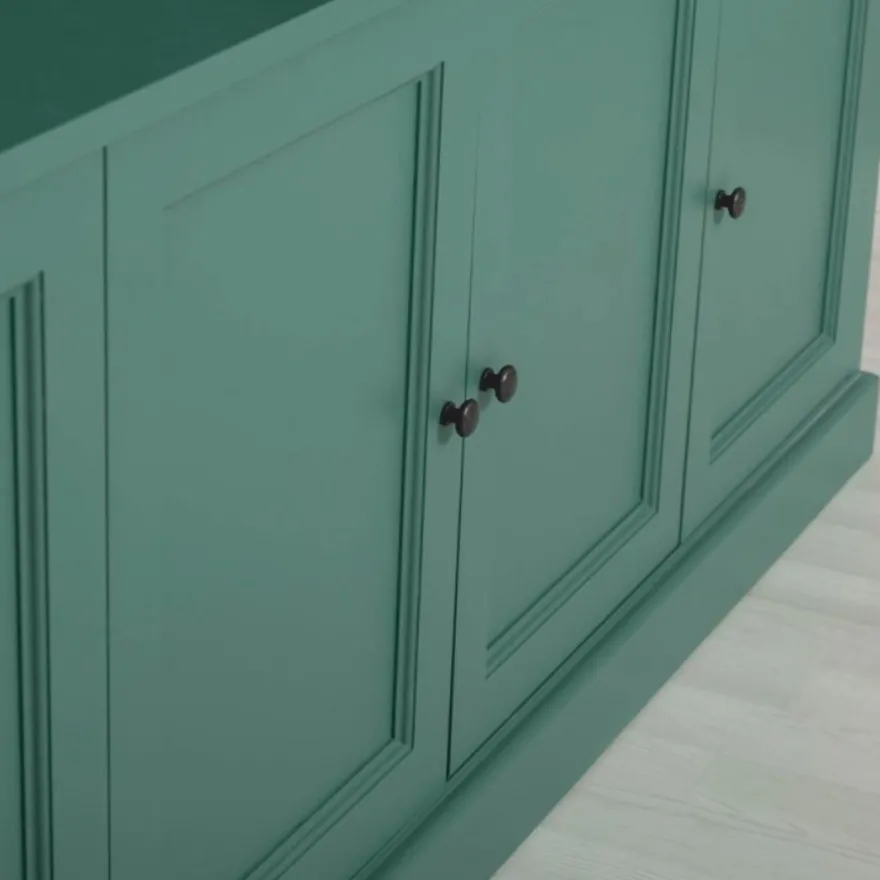 Casa Padrino Landhausstil Bücherschrank Grün 254 cm - Landhausstil Möbel