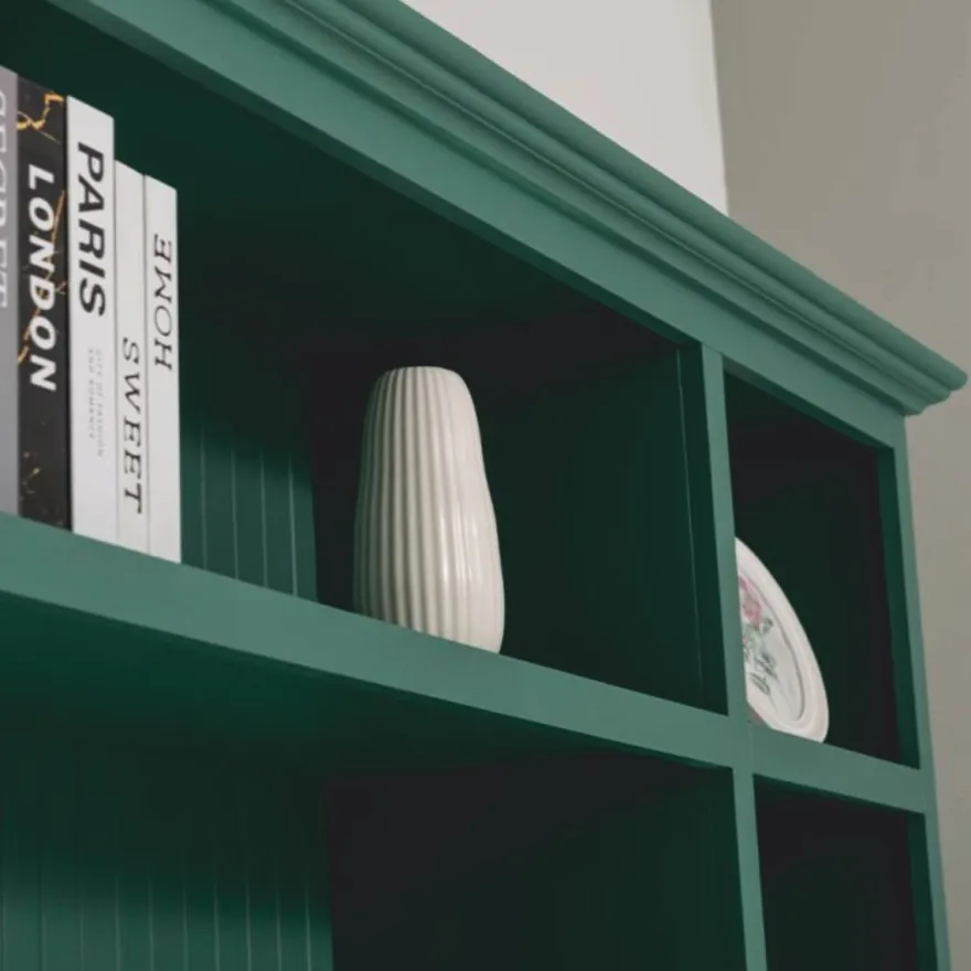 Casa Padrino Landhausstil Bücherschrank Grün 254 cm - Landhausstil Möbel