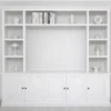 Casa Padrino Landhausstil Bücherschrank Weiß 254 cm - Landhausstil Möbel