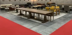 Casa Padrino Landhausstil Esstisch Braun - Verschiedene Größen - Rustikaler Massivholz Küchentisch - Rustikale Massivholz Esszimmer Möbel - Landhausstil Esszimmer Möbel