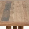 Casa Padrino Landhausstil Esstisch Naturfarben - Verschiedene Größen - Rechteckiger Rustikaler Massivholz Küchentisch - Rustikale Massivholz Esszimmer Möbel - Landhausstil Esszimmer Möbel