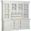 Casa Padrino Landhausstil Esszimmerschrank - Massivholz Schrank - Landhausstil Esszimmer Möbel
