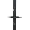 Casa Padrino Landhausstil Garderobenständer Schwarz 59 x 59 x H. 200 cm - Massivholz Kleiderständer - Landhausstil Garderobenmöbel