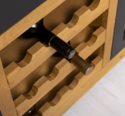 Casa Padrino Landhausstil Kücheninsel Schwarz / Naturfarben 150 x 90 x H. 90 cm - Massivholz Küchenschrank - Landhausstil Massivholz Küchen Möbel - Massivholz Esszimmer Möbel im Landhausstil