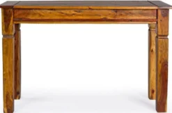 Casa Padrino Landhausstil Konsole Braun / Naturfarben 120 x 45 x H. 78 cm - Rustikaler Massivholz Konsolentisch - Rustikale Möbel - Massivholz Möbel - Landhausstil Möbel