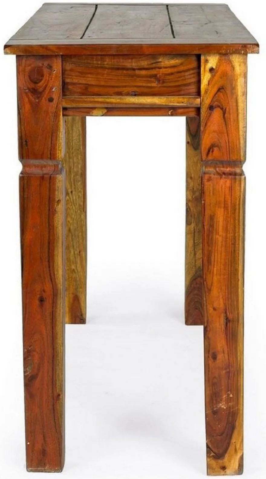 Casa Padrino Landhausstil Konsole Braun / Naturfarben 120 x 45 x H. 78 cm - Rustikaler Massivholz Konsolentisch - Rustikale Möbel - Massivholz Möbel - Landhausstil Möbel