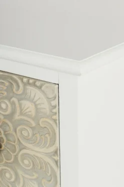 Casa Padrino Landhausstil Kommode mit 9 Schubladen Weiß / Mehrfarbig 100 x 40 x H. 92 cm - Landhausstil Möbel