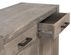 Casa Padrino Landhausstil Kommode aus Massivholz in Dunkelbraun 110 x 47 x H. 90 cm