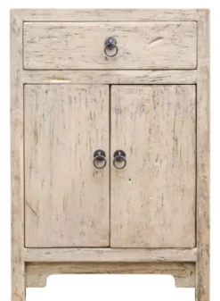 Casa Padrino Landhausstil Kommode aus Kiefernholz, Naturfarben, 50 x 40 x H. 75 cm