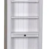 Casa Padrino Landhausstil Regalschrank Weiß aus Kiefernholz - 70 x 39 x H. 197 cm